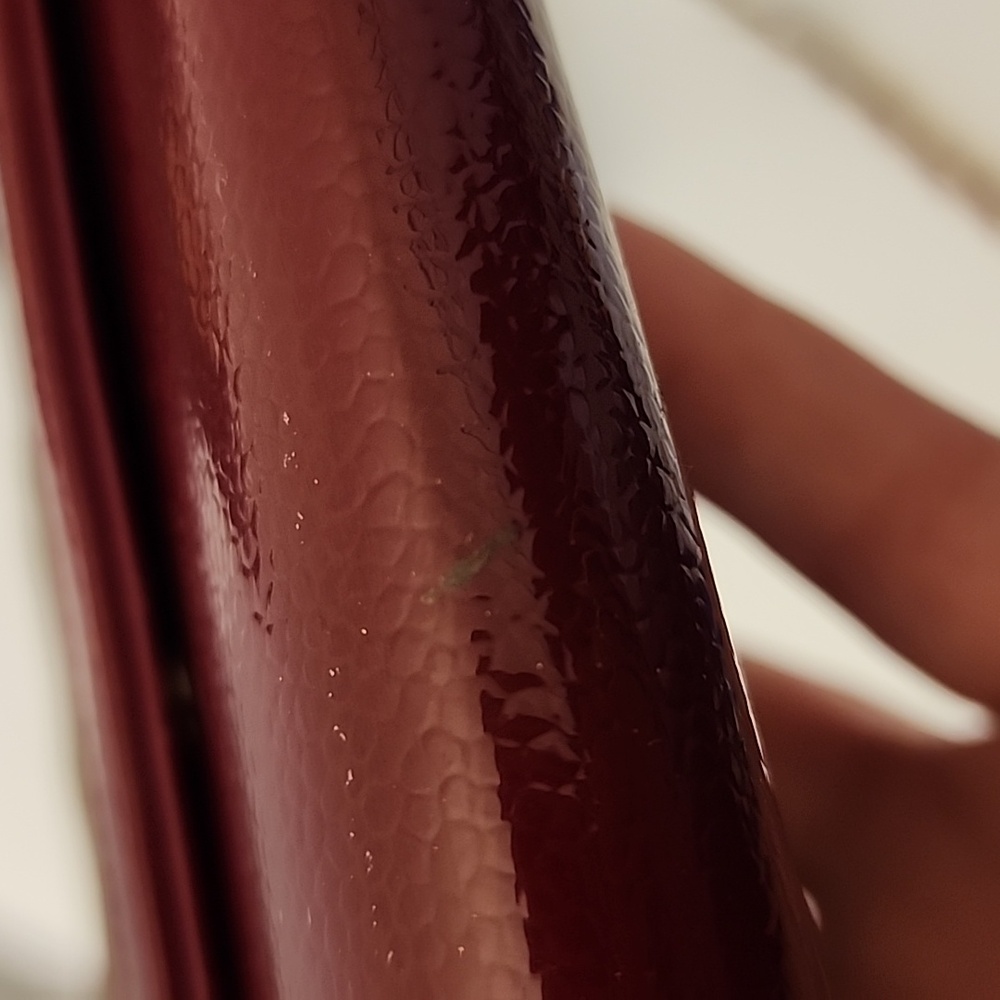 Chanel Continental CC Flap Wallet Purse Glazed Calfskin Entrupy COA Burgundy - Picture 15 of 16